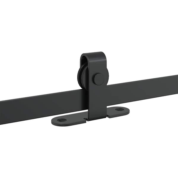 vidaXL skydedørssystem til møbler, 122 cm, kulstofstål