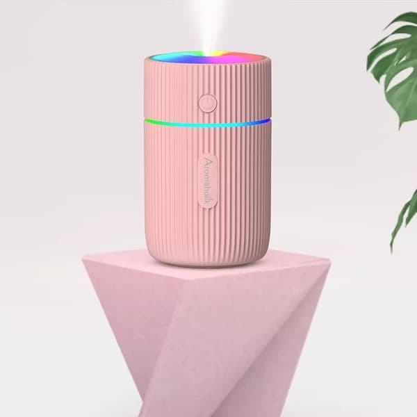 USB LED Billuftfugter Pink | Aromaterapi - Lugtneutralisator