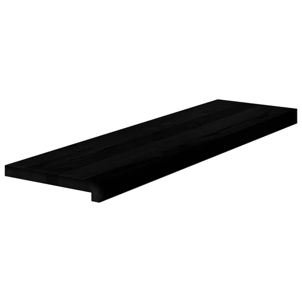 vidaXL trappetrin, 4 stk. brun 90x25x2 cm massivt egetræ