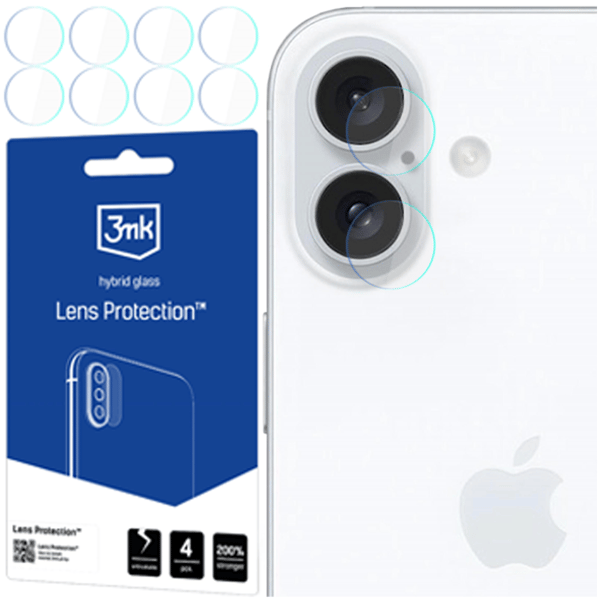 Apple iPhone 16 - 3mk Linsskydd