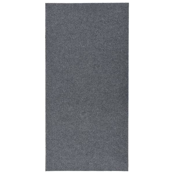 vidaXL Smutsabsorberande matta 100x200 cm grå