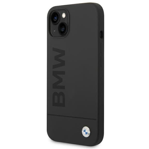 BMW Silikone Signature Logo Magsafe - iPhone 14 Plus Etui (Sort)
