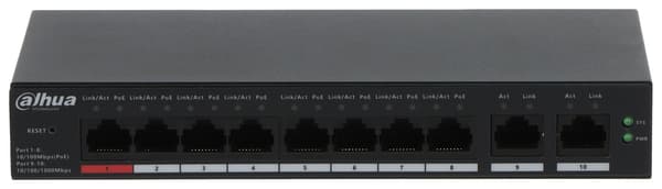 DAHUA CS4010-8ET-110 8-PORTARS POE-SWITCH
