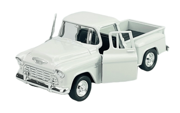 Welly Oldtimer 1955 Chevrolet Stepside Pick-up Hvid 1:34 43749
