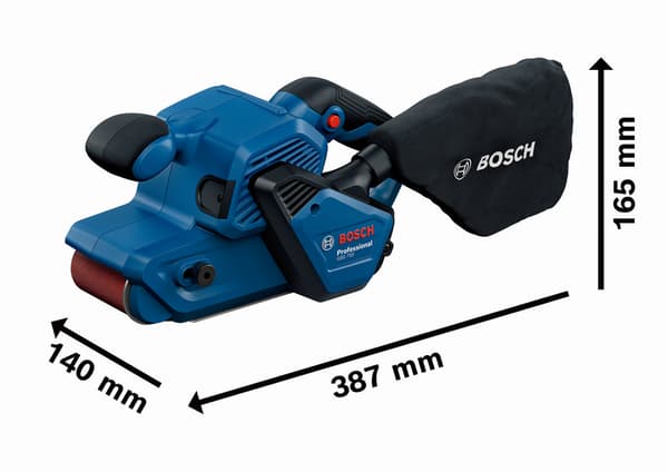 GBS 750 850W BÅNDSLIBEMASKINE - B 6012C1020