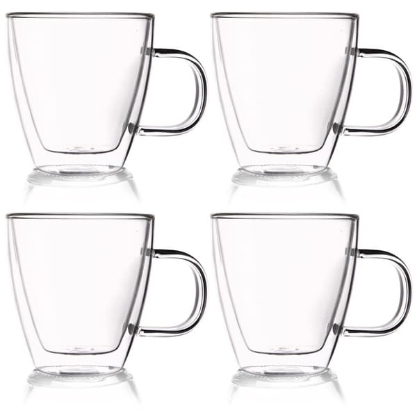 Lämpölas kaksinkertaisella seinämällä 180 ml 4 kpl