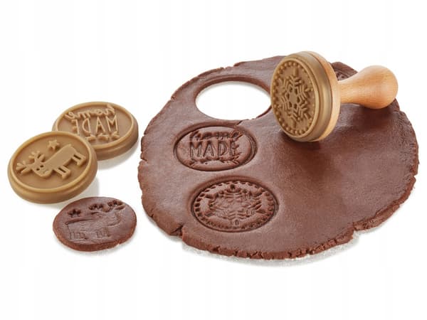 3x Formstempel til småkagedekoration
