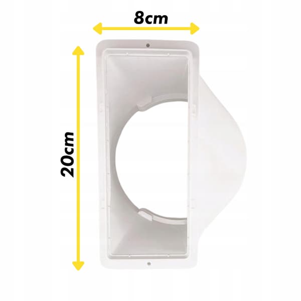 Röradapter för bärbar luftkonditionering - diameter 13 cm, rektangulär ände