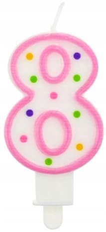 Tallys ""8"" prikker 7,5 cm, 1 stk.