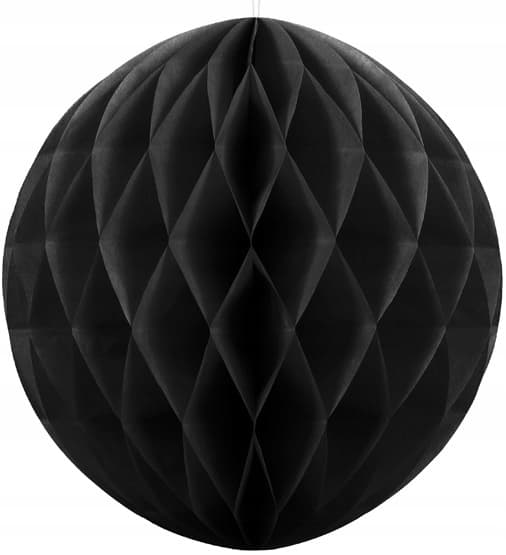 Svart pappersboll 40 cm, 1 st.