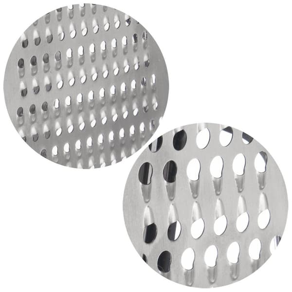 Keittiöteräsraastin astian kanssa 24 cm