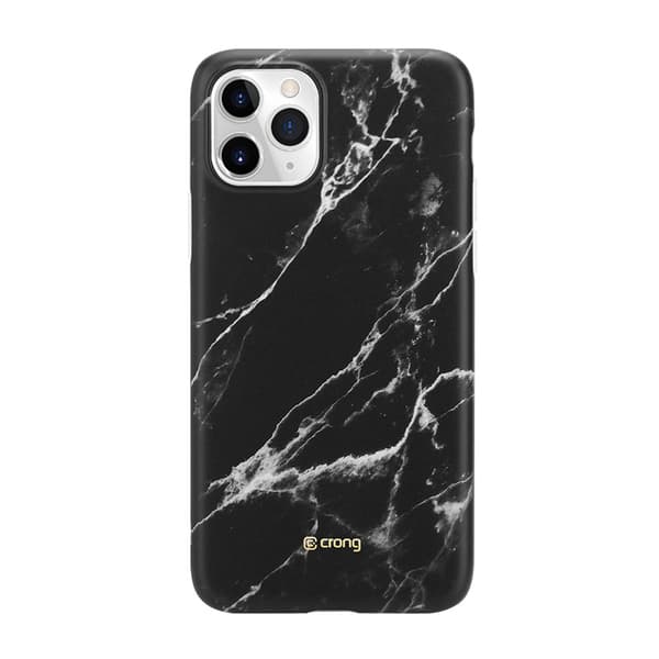 Crong Marmor Etui - iPhone 11 Pro Etui (Sort)