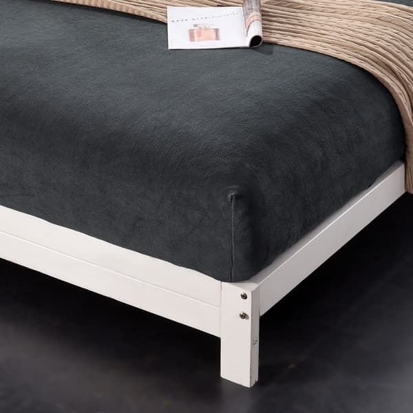 Bamse lakan med elastik 160x200+28 cm grafit