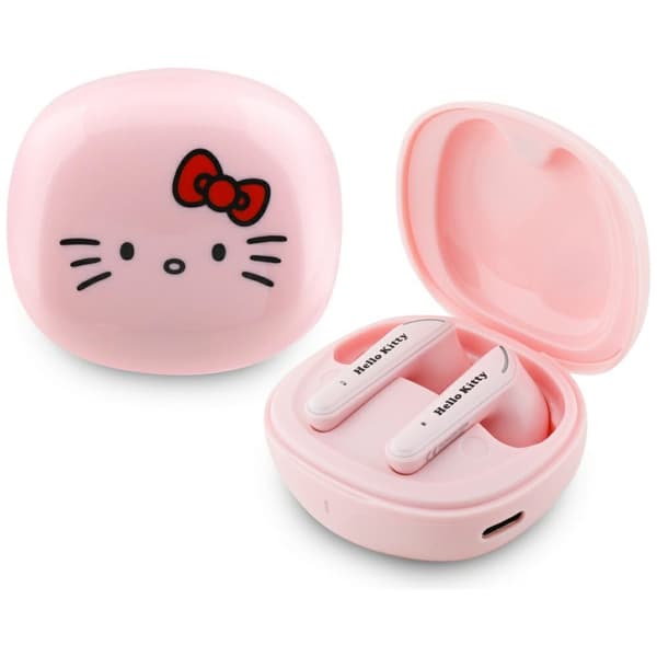 Hello Kitty TWS Hörlurar O Glansig Finish Rosa