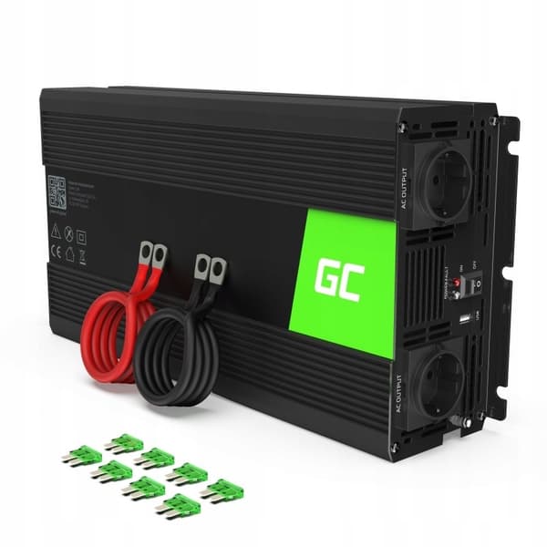 Green Cell INV22 1500W/3000W autoinvertteri
