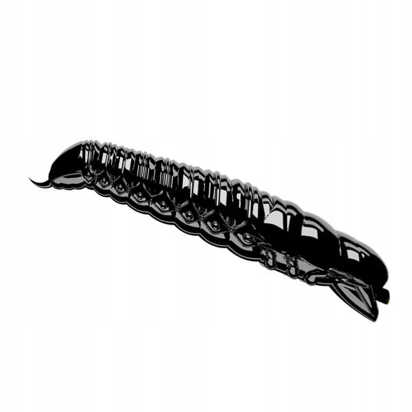 AGN ORM GUMMI LIBRA LURES GOLIATH 30mm 040 SORT UDEN LUGT 15 STYKKER