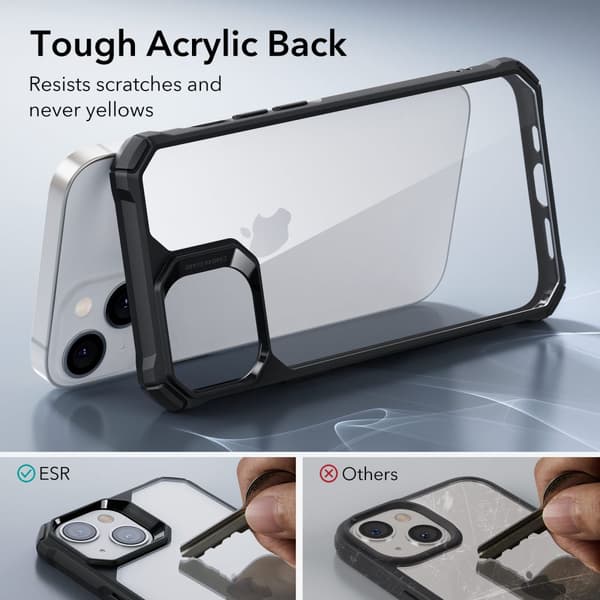 ESR AIR ARMOR IPHONE 14 PLUS / 15 PLUS KLAR/SVART