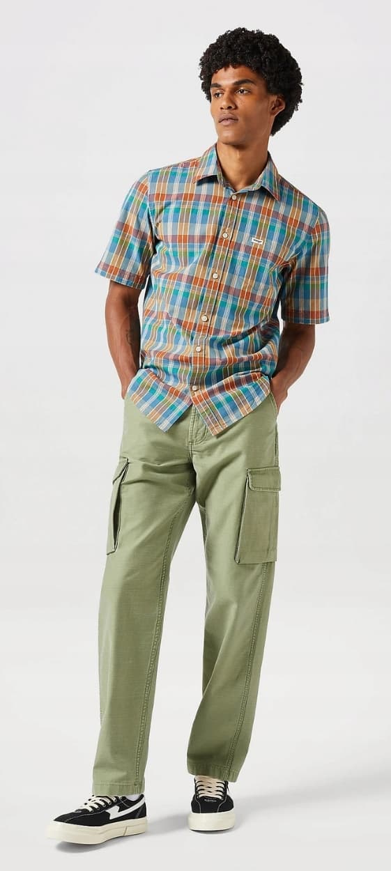 Wrangler Casey Jones Cargo bomullscargobukser W32 L32