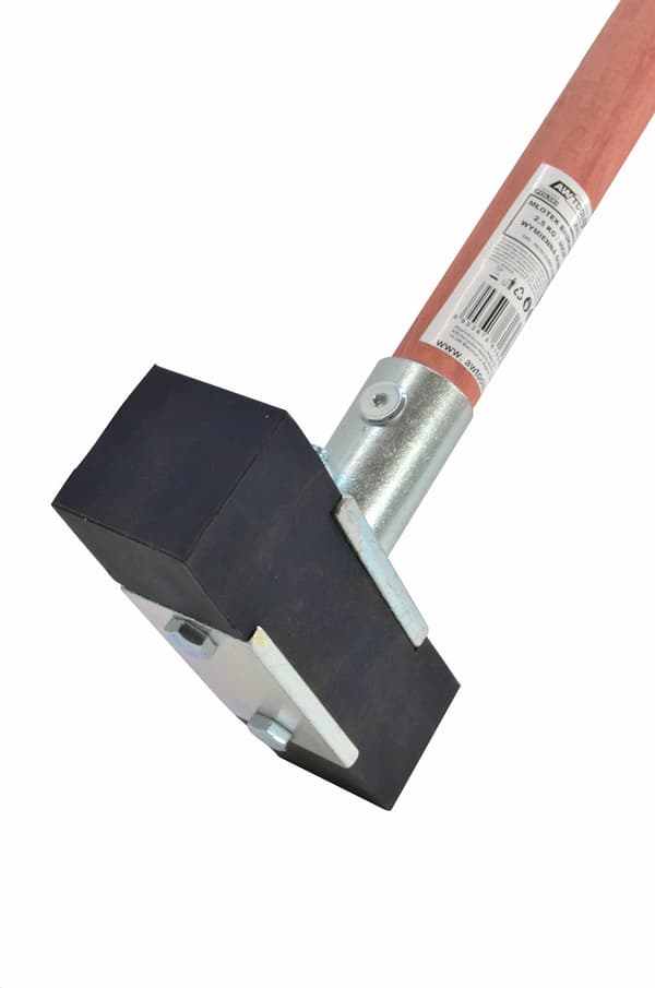 AWTOOLS PLATTSHAMMARE 2,5 KG 90 CM UTBYTBAR GUMMI