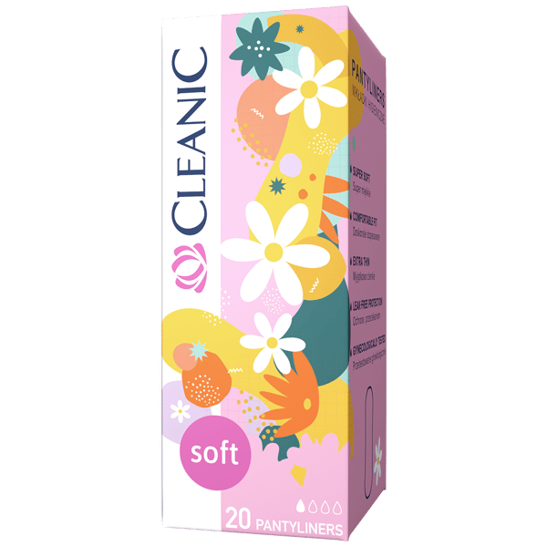 HH Cleanic Soft Panty liners Unfolded 20 kpl