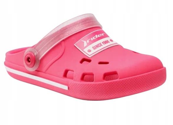 Rider drip babuch børne lyserøde slip-on klipklappere 30 J_A