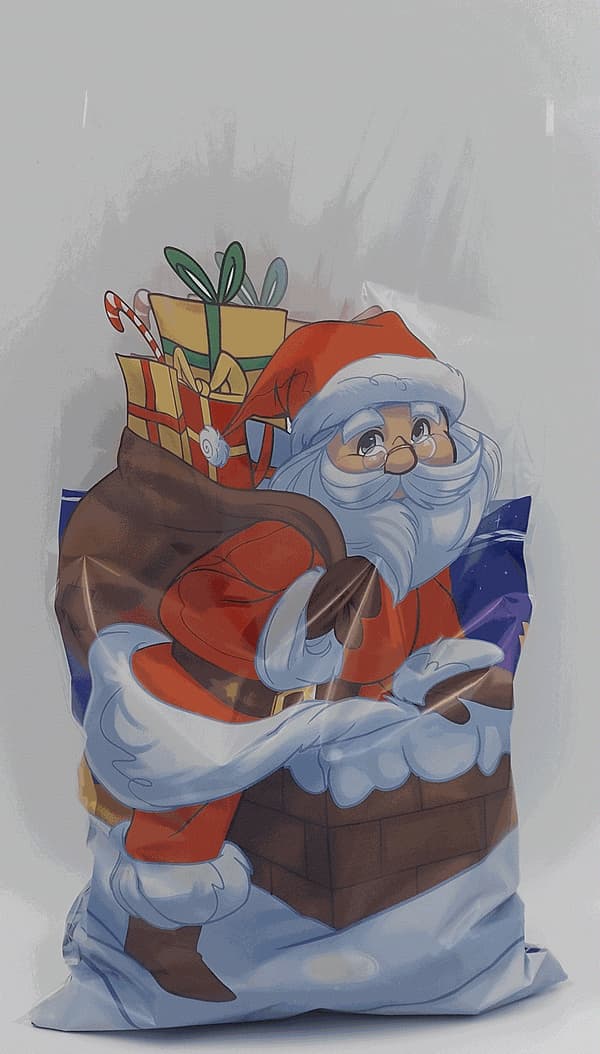 XMAS foliepåsar dubbelsidig tryck 20x35cm