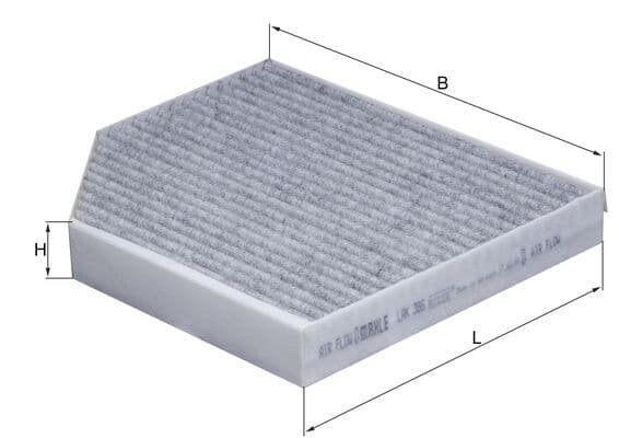 Kupéfilter LAK386 Knecht