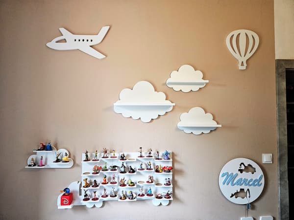 Mimi Cloud vägghylla för barnrum