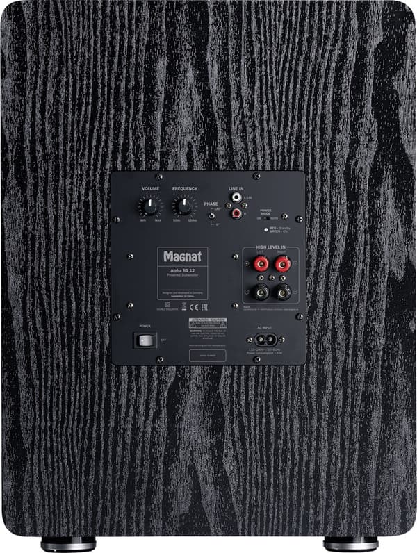 Magnat Alpha RS12 aktiv subwoofer sort