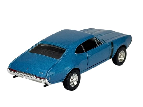 WELLY OLD TIMER 1968 OLDSMOBILE 442 BLÅ 1:34 43711