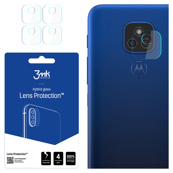 Motorola Moto E7 Plus - 3mk linssinsuoja