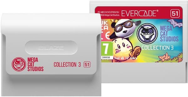 Evercade PLAION Mega Cat Studios Collection 3-spel