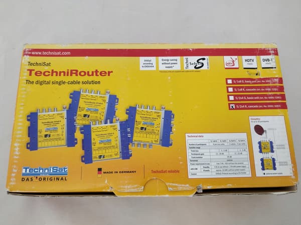 TechniRouter 5/2x4K SCR UniCable TechniSat