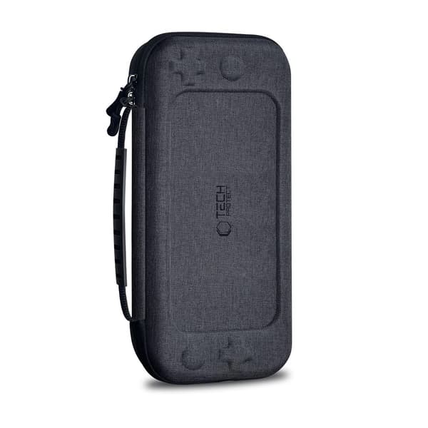 Nintendo Switch 2 Tech-Protect -kovakuorinen suojakotelo - harmaa