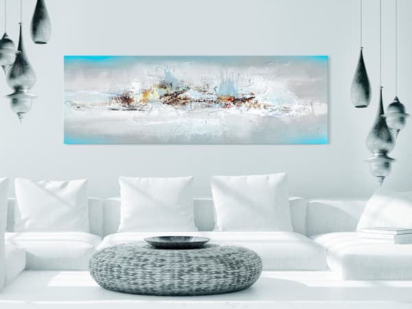 Billede - Vinter uden for vinduet (1-delt) smal