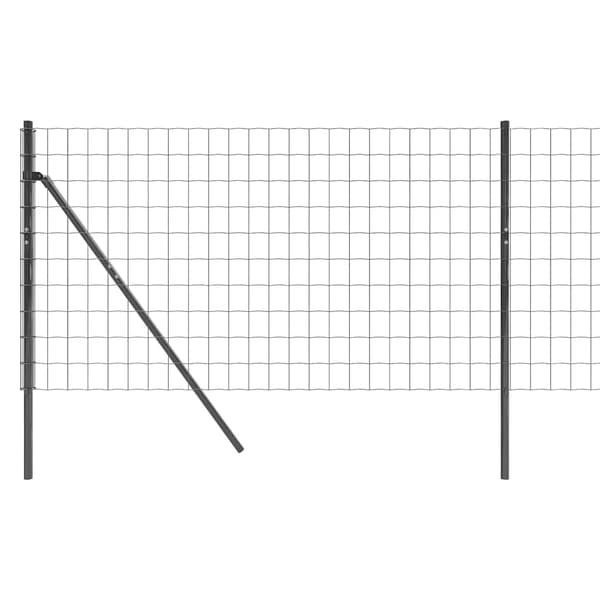 vidaXL trådnethegn, antracit, 1x25 m
