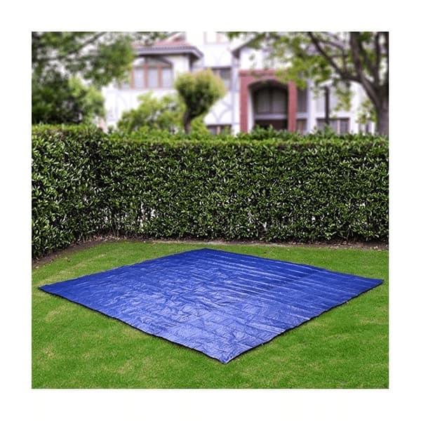 Poolmatta för trädgården, marken 330x330cm