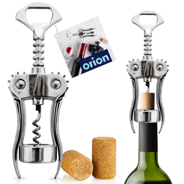 Metallkorkskruv för vin LUXY 19 cm