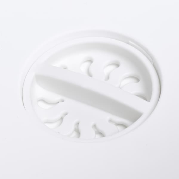 Taittuva wc-istuin viemärillä, valkoinen ja harmaa, COMPACT