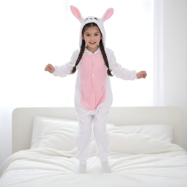 Kigurumi-pyjamas kanin barn 95-105 cm