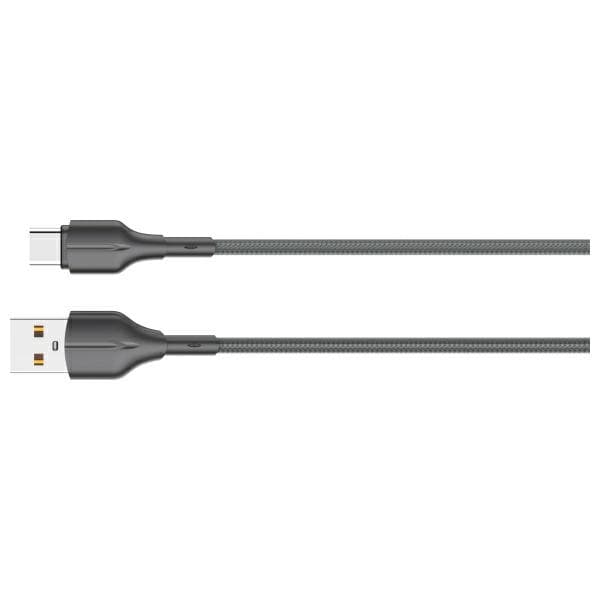 Beline-kaapeli 25W USB-A/USB-C 2m musta/musta BLNCBC02