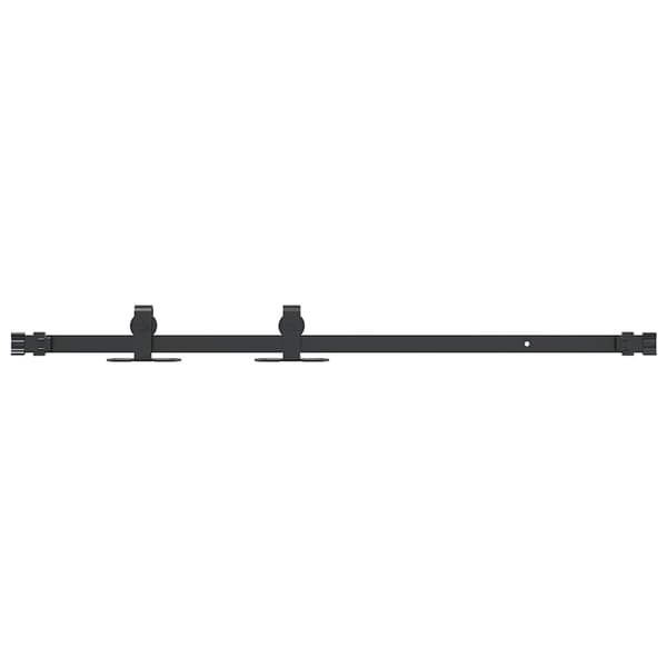 vidaXL Skjutdörrssystem för möbler, 91 cm, kolstål