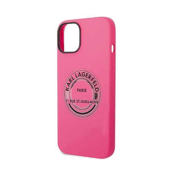 Karl Lagerfeld Silikone RSG - iPhone 14 Plus Etui (Pink)