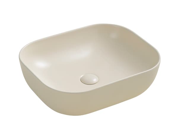 BELLA BORDVASKE 50,5X40,5 CM OVAL BEIGE MAT