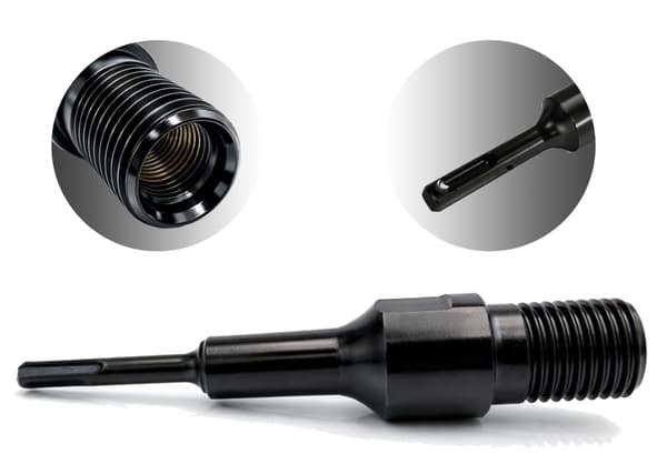Adapter til kronbor SDS Plus til 1 1/4 UNC titanium