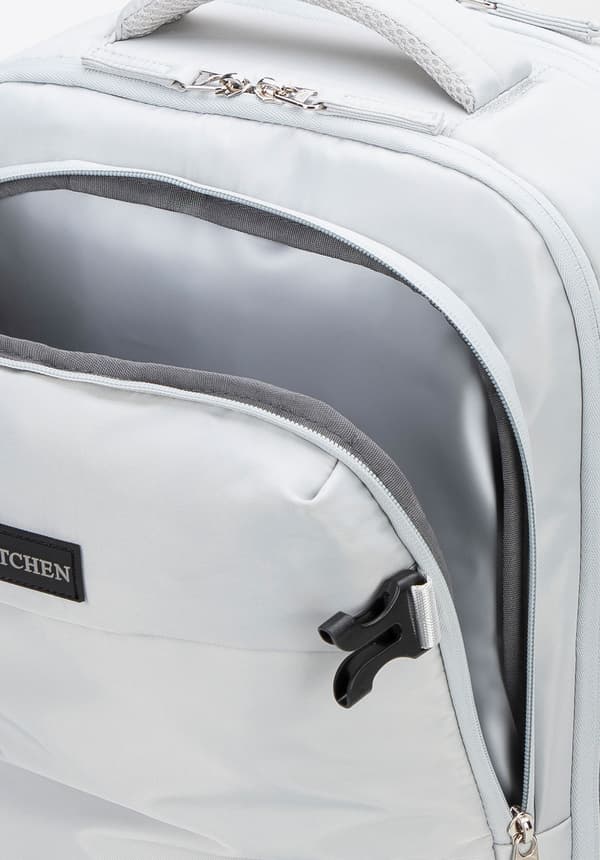 Wittchen Herr Expanderbar Multifunktionell Flygplansrygsäck, Off-vit, Off-vit polyester