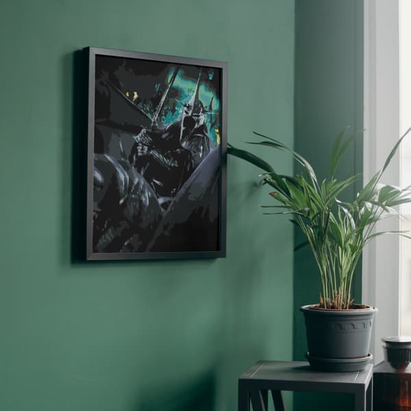 MALING EFTER TAL Billeder til maleri Nazgul Ringenes Herre 40x50 cm