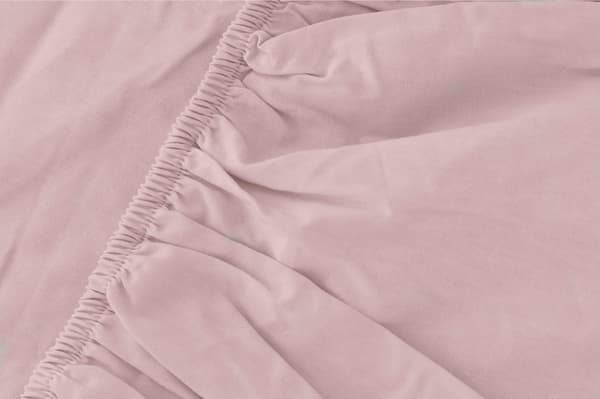 Satin Stræklagen 140x200 Mikrofiber Pink