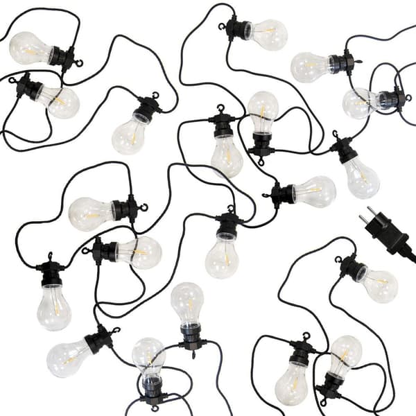 Haveguirlande LED 12,5 m 20 stk.