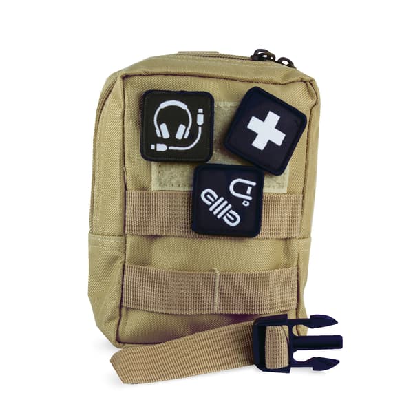 OFFLANDER TAKTINEN UNIVERSAALI MOLLE TASKU VELCRO KHAKI